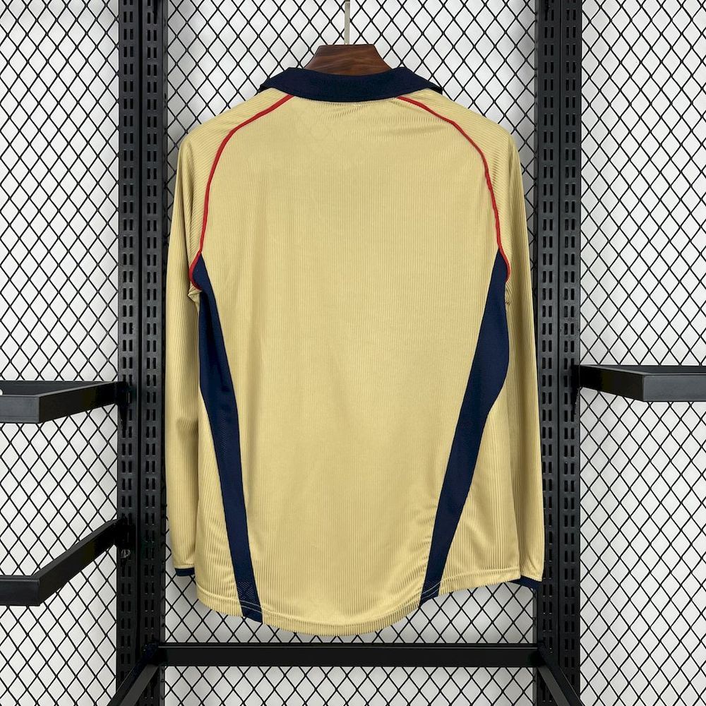 Arsenal 01-02 Away Long Sleeves Retro Jersey