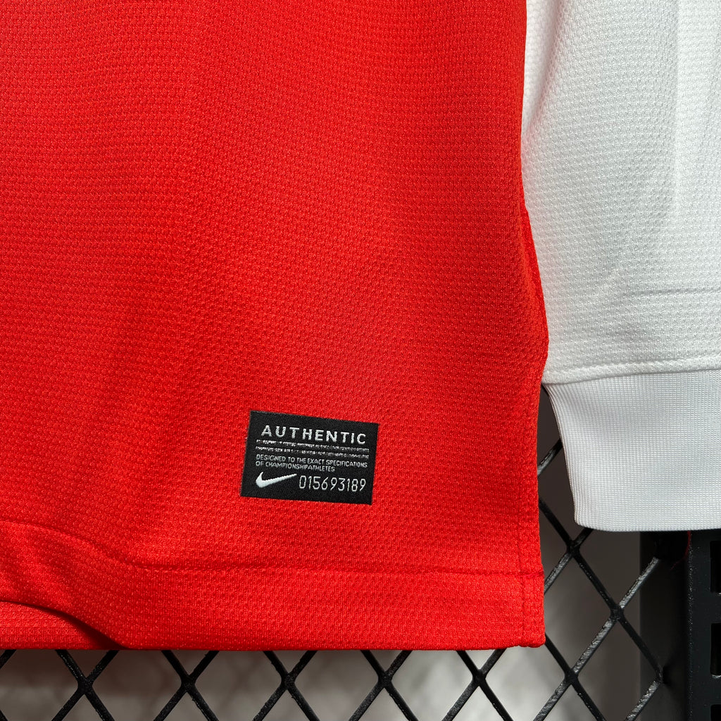 Arsenal 2012-13 Home Long Sleeves Retro Jersey