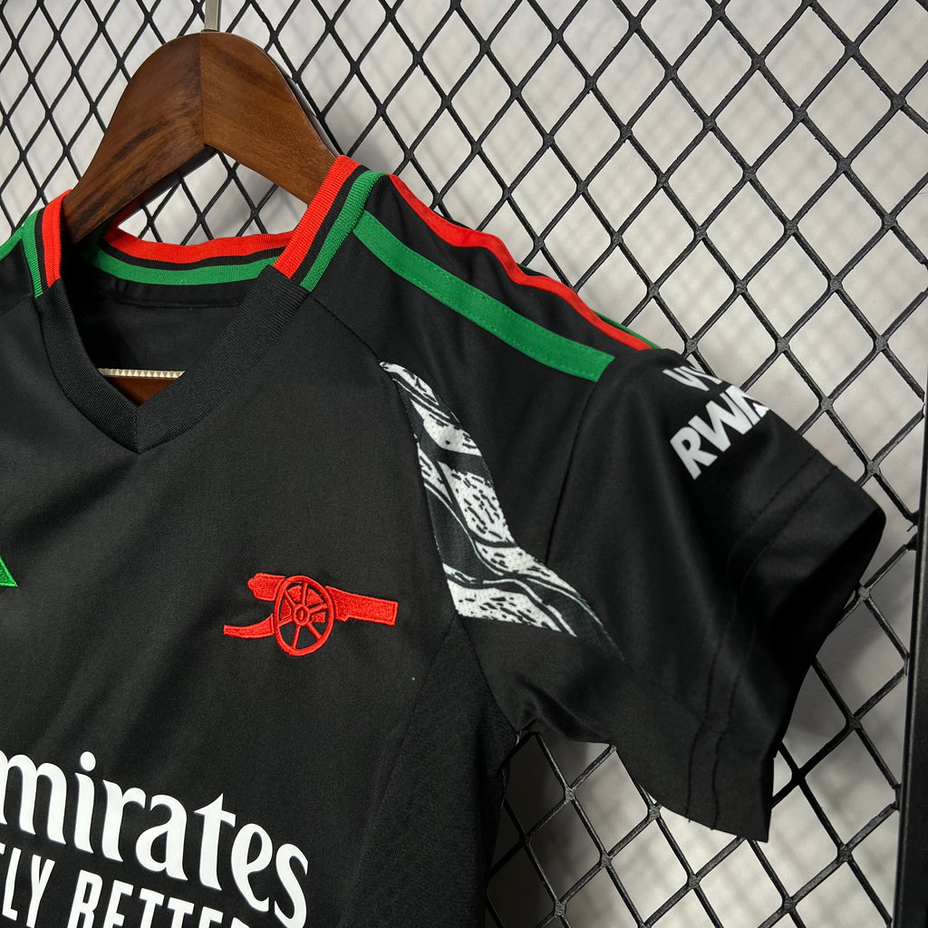 Arsenal 2024-25 Away Kids Kit