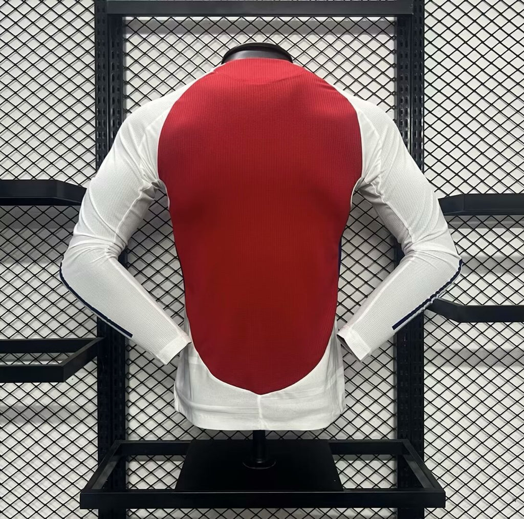 Arsenal 2024-25 Home Long Sleeves Jersey Player Version