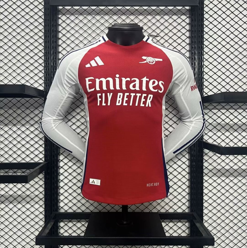 Arsenal 2024-25 Home Long Sleeves Jersey Player Version