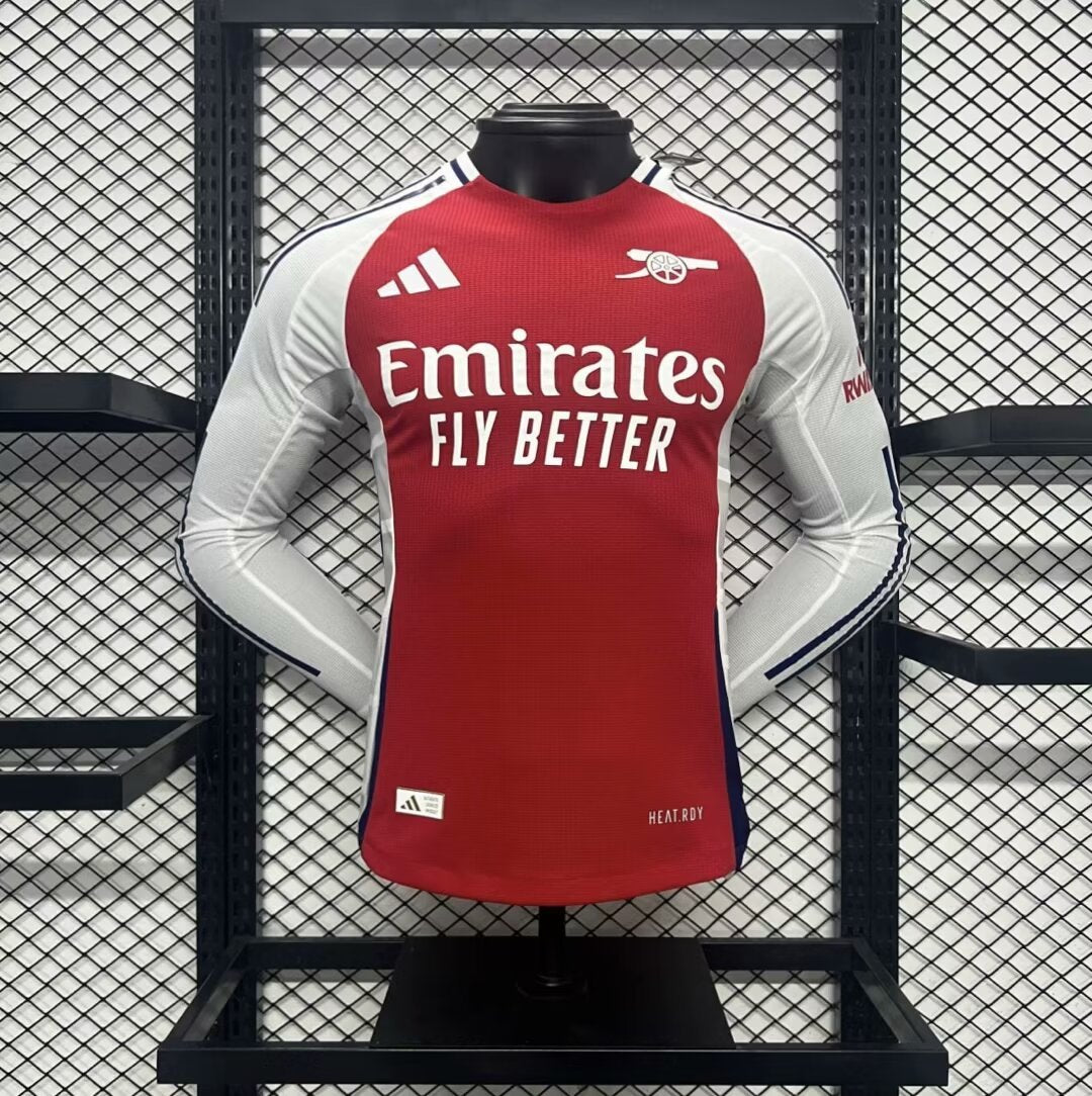 Arsenal 2024-25 Home Long Sleeves Jersey Player Version