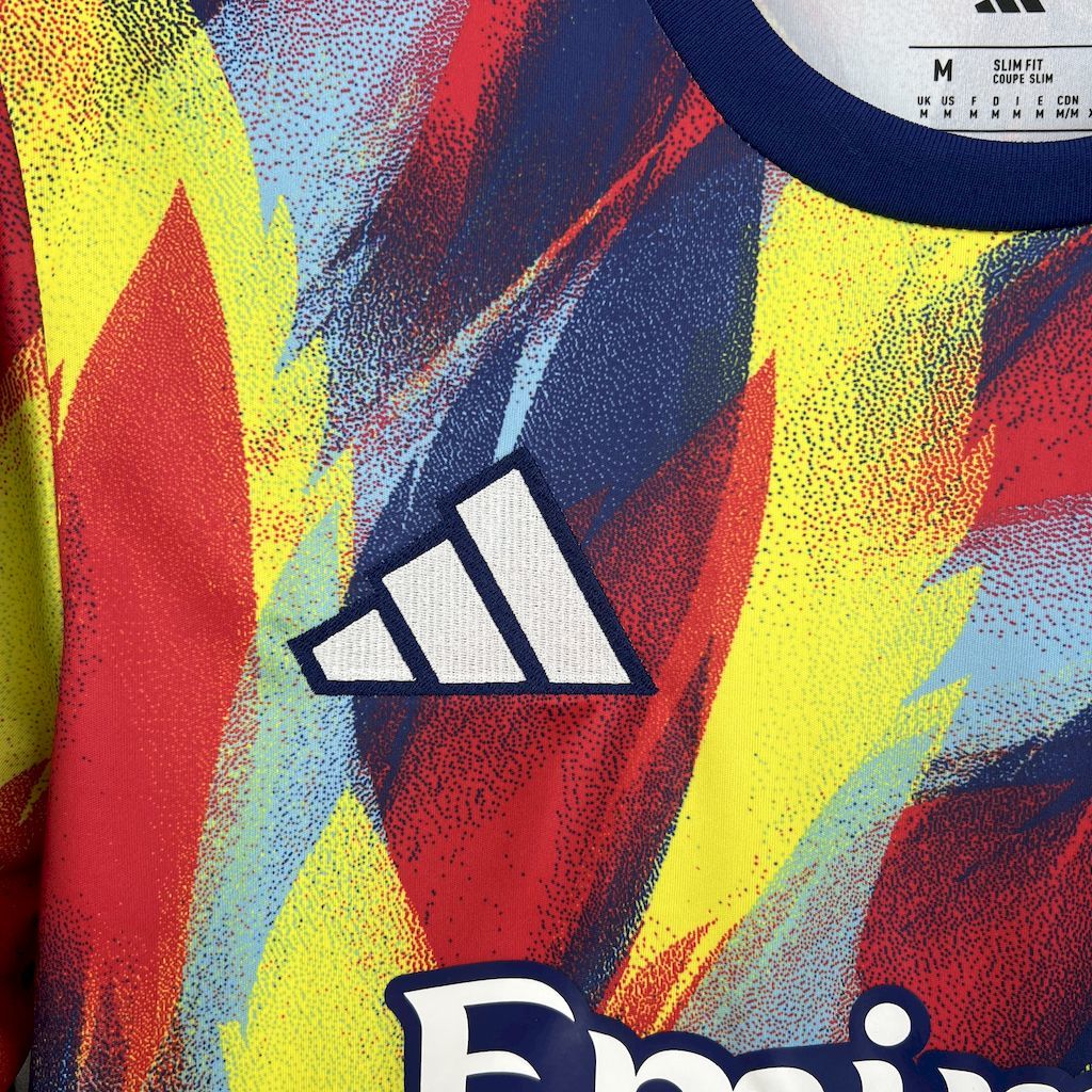 Arsenal 2025-26 Colorful Pre-Match Training Football Jersey
