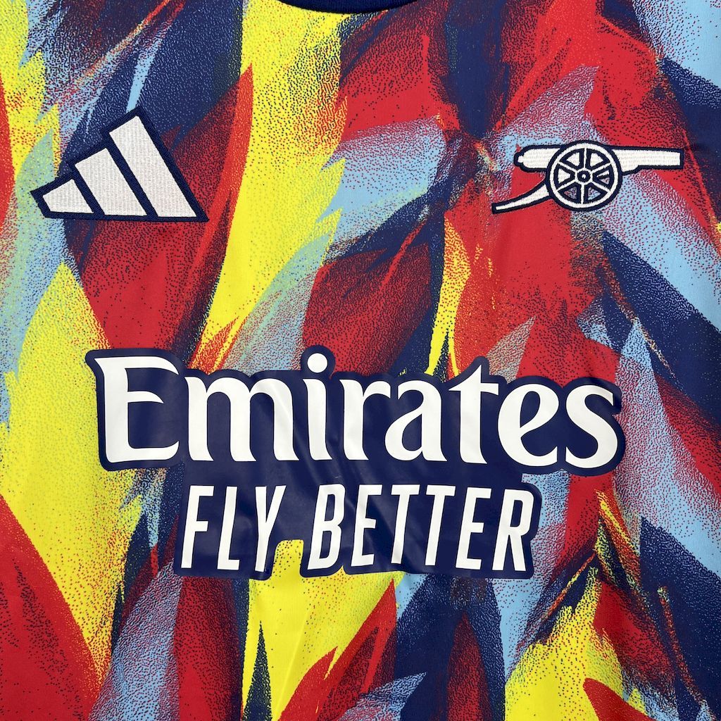 Arsenal 2025-26 Colorful Pre-Match Training Football Jersey
