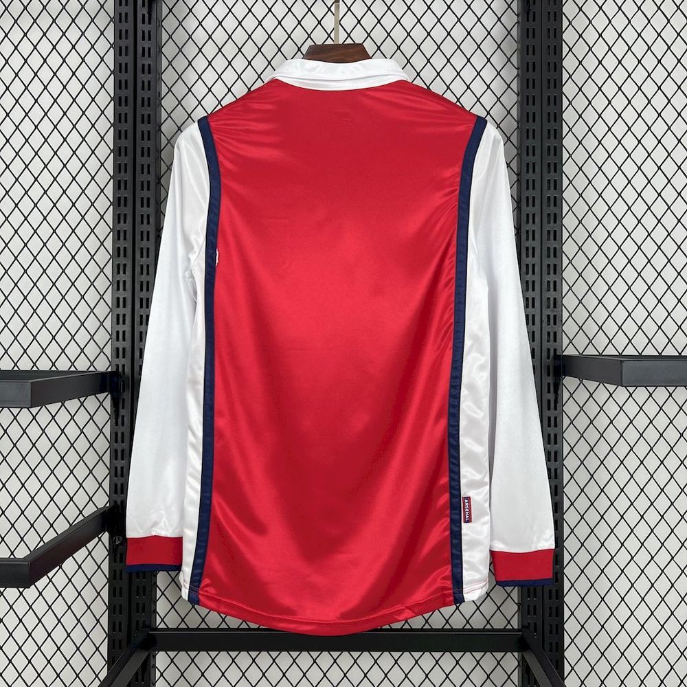 Arsenal 99-00 Home Long Sleeves Retro Jersey