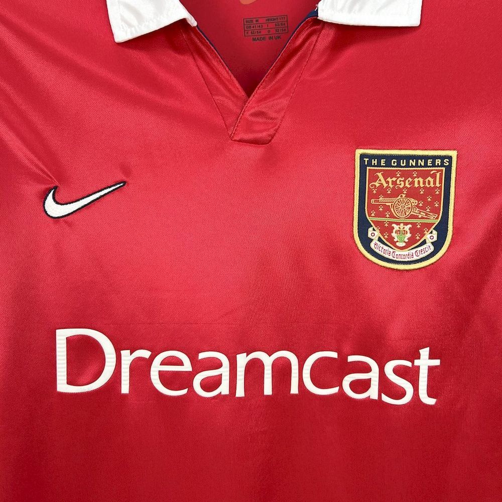 Arsenal 99-00 Home Long Sleeves Retro Jersey