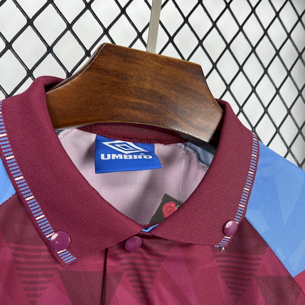 Aston Villa 90-92 Home Retro Jersey