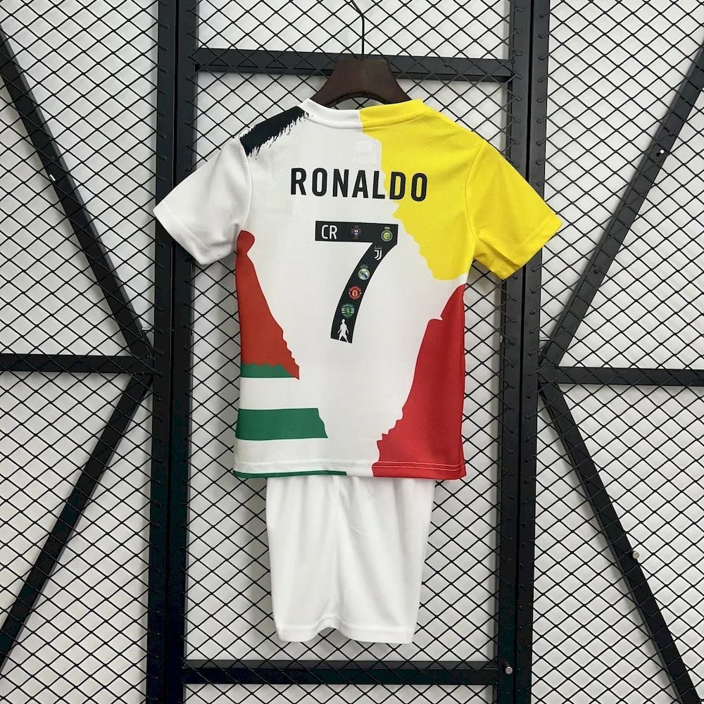 Cristiano Ronaldo 2025 all club mix Jersey Kids Kit