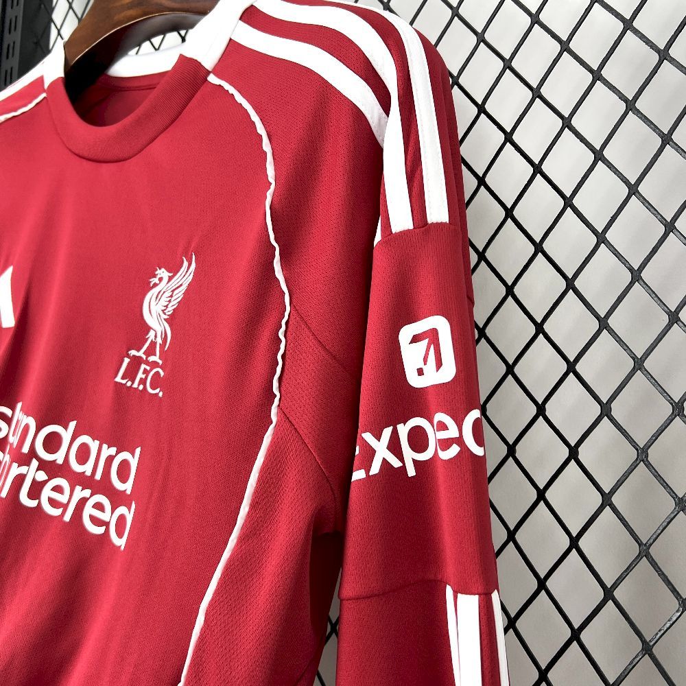 LIV 25-26 Home Long Sleeves Football Jersey