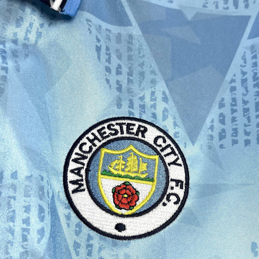 Manchester City 1989-91 Home Retro Jersey