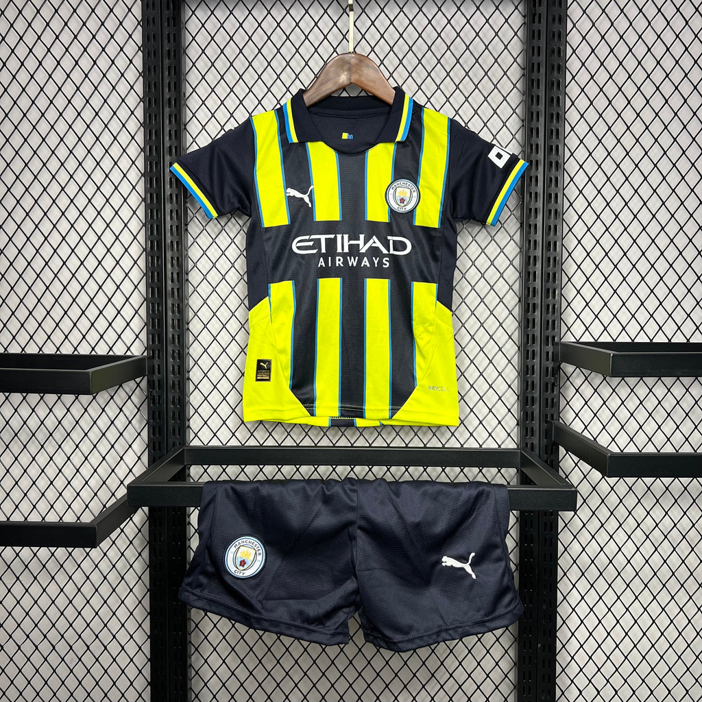 Manchester City 2024-25 Away Kids Kit