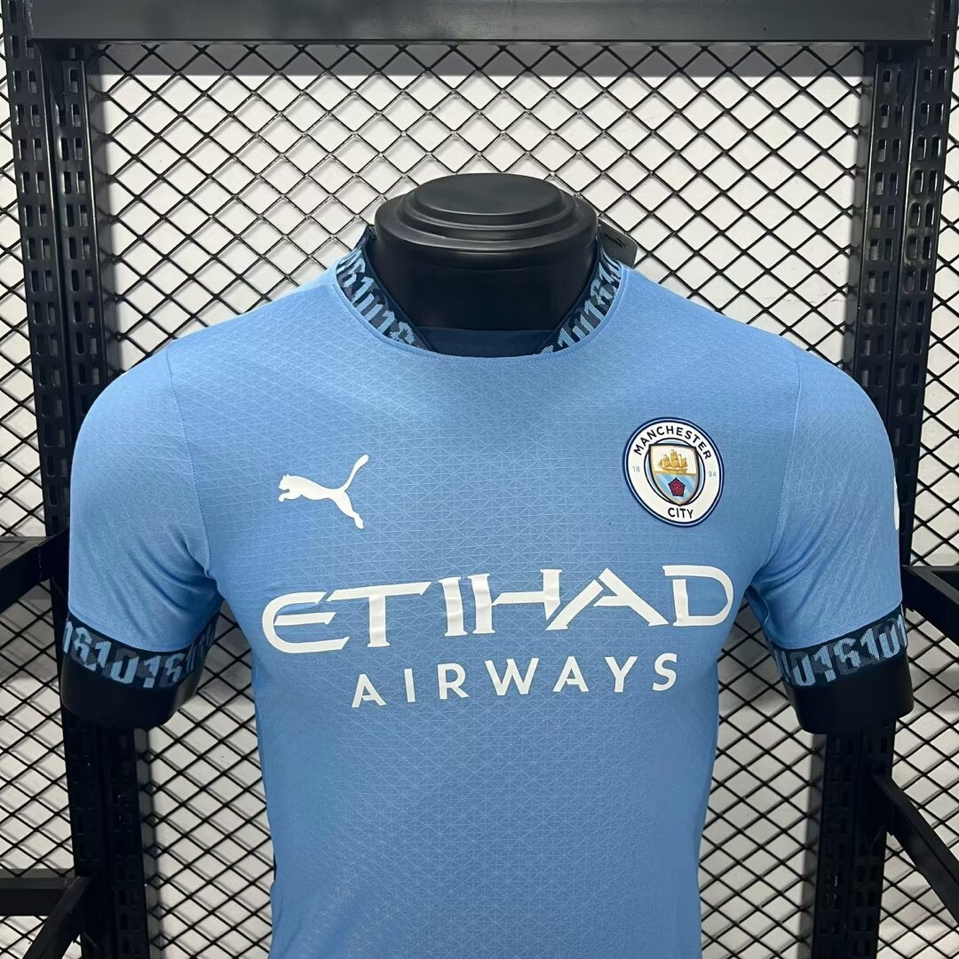Manchester City 2024-25 Home Jersey Player Version