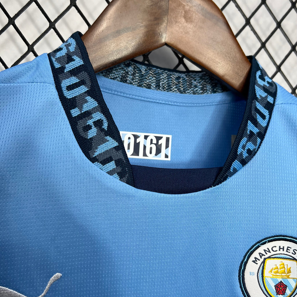 Manchester City 2024-25 Home Kids Kit