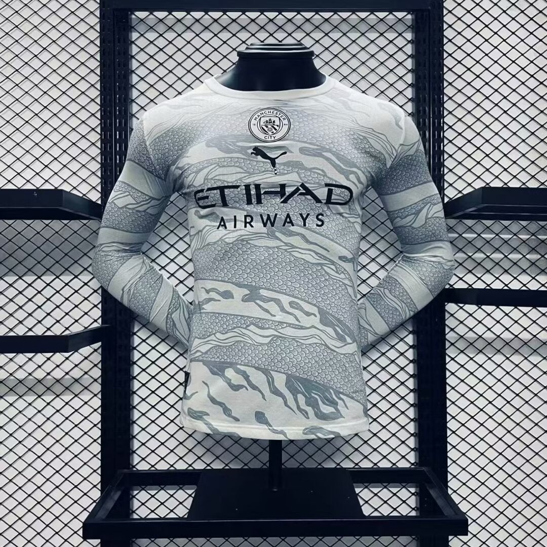 Manchester City 2024-25 Special Edition Long Sleeves Jersey Player