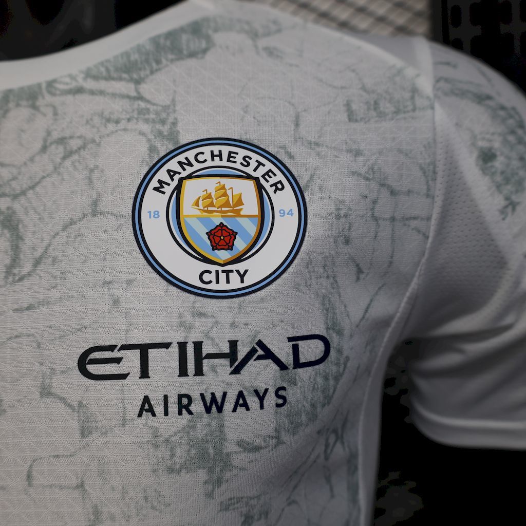 Manchester City 2025-26 Away Jersey Player Version