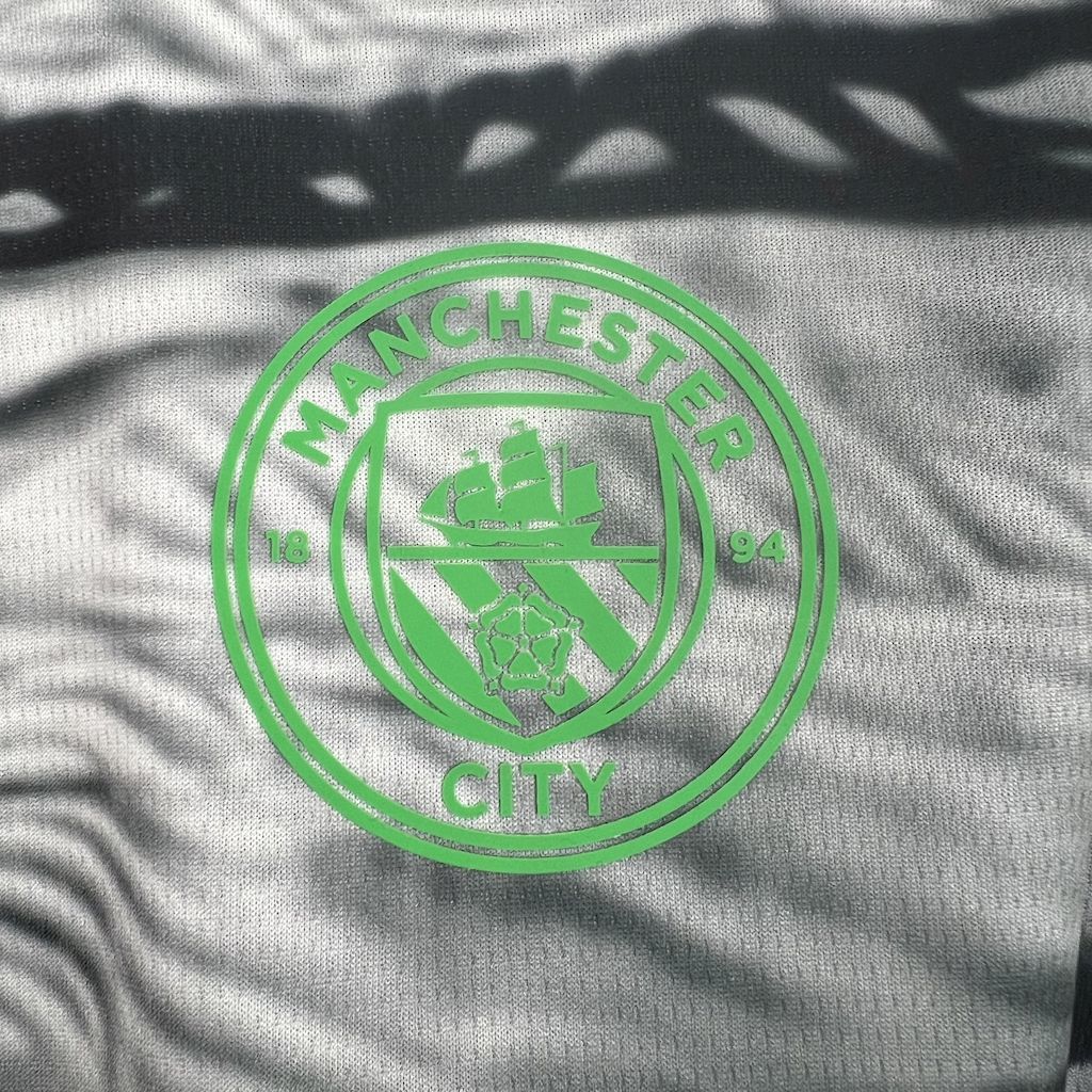 Manchester City 2025-26 Black And Gray Concept Version Jersey