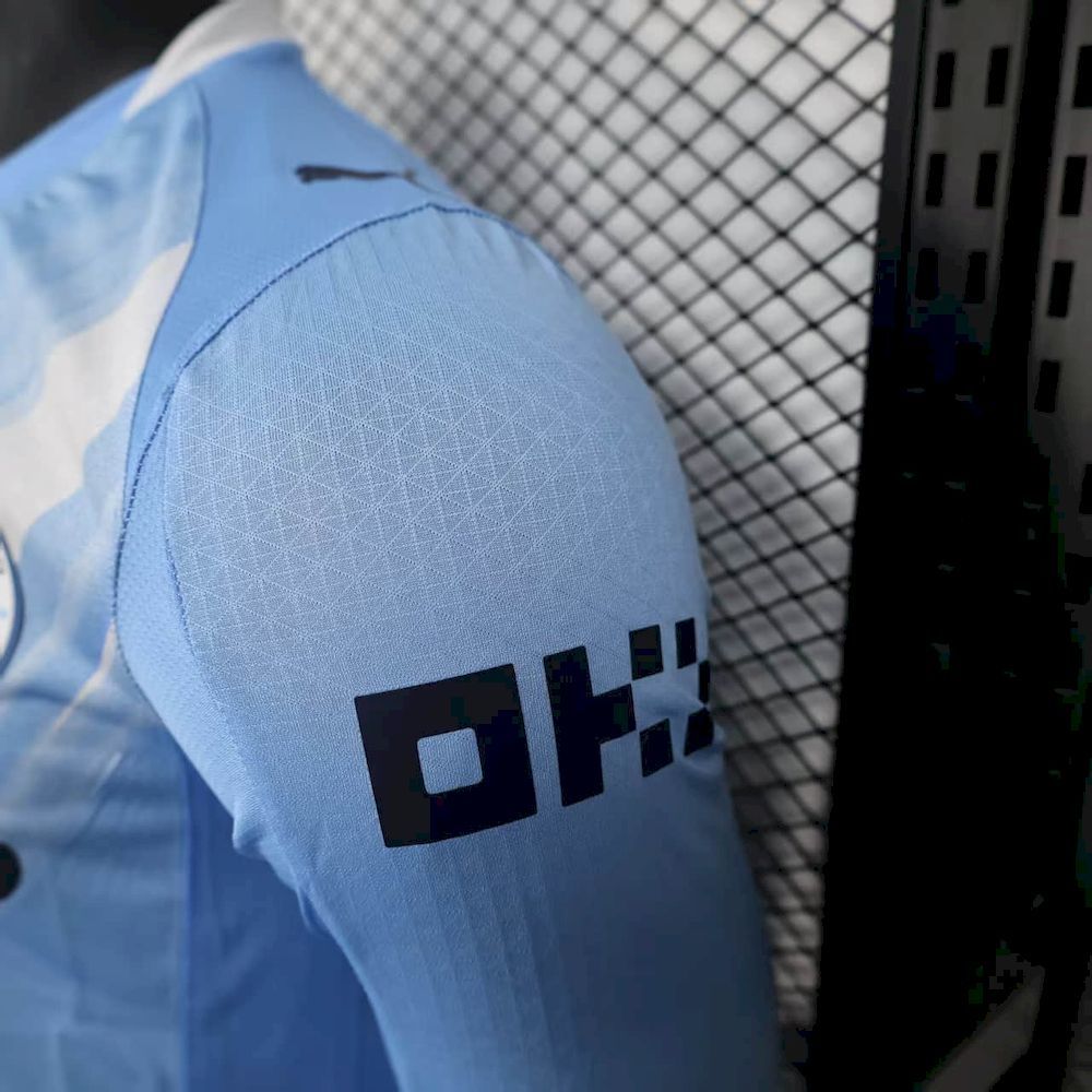 Manchester City 25-26 Home Long Sleeve Player Version