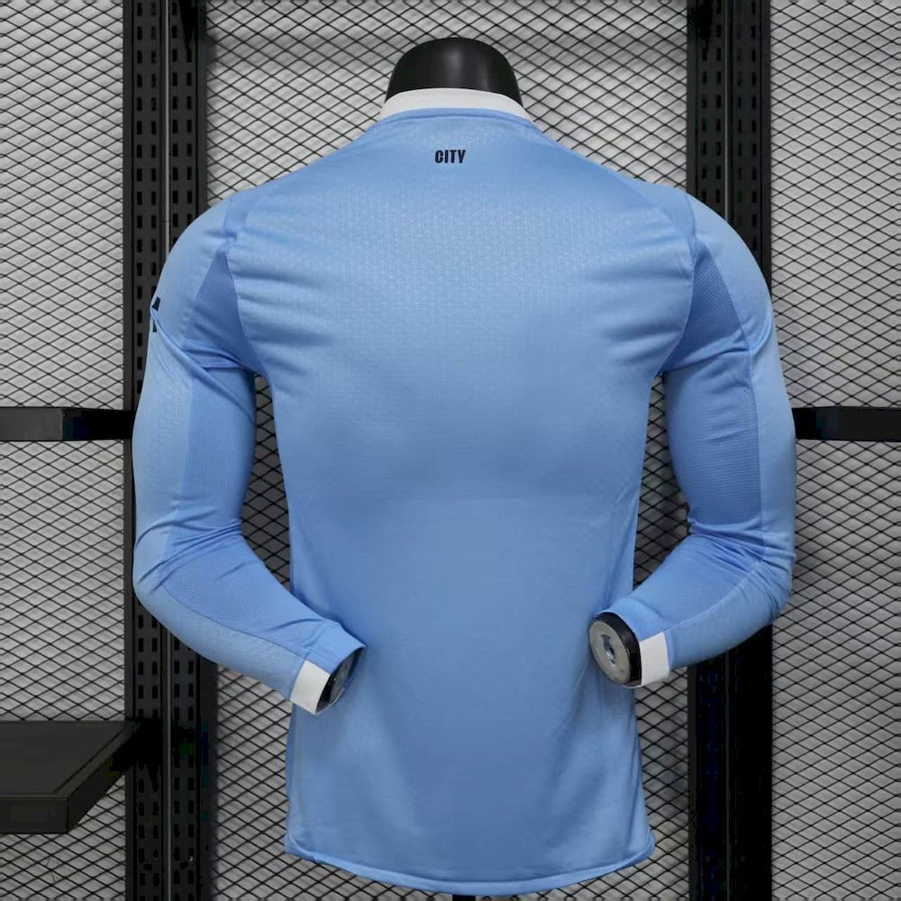 Manchester City 25-26 Home Long Sleeve Player Version