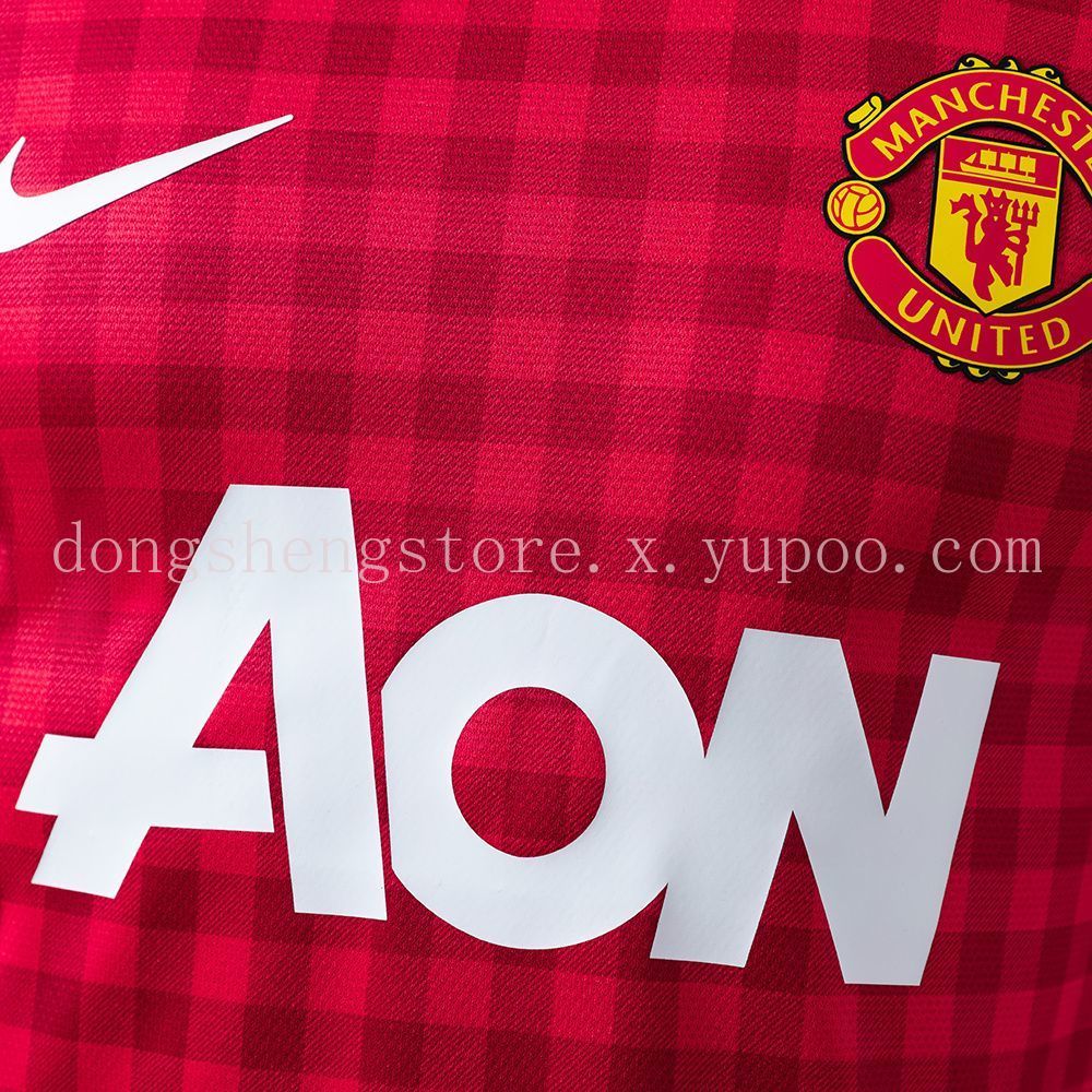 Manchester United 12-13 Home Player Version Retro Jersey