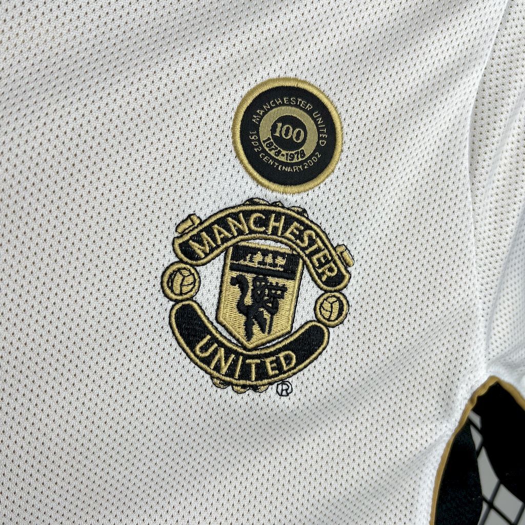 Manchester United 2001-02 Centenary Reversible Away And Third Retro Jersey