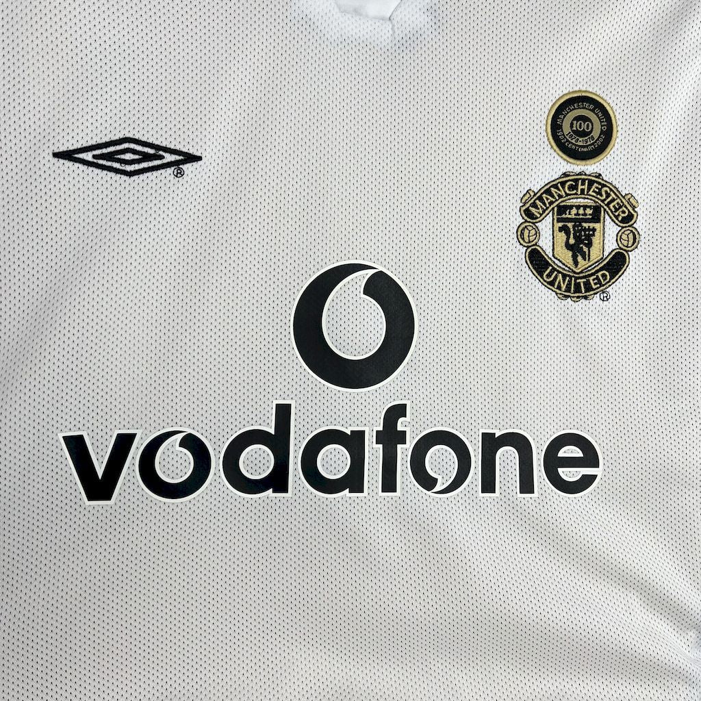 Manchester United 2001-02 Centenary Reversible Away And Third Retro Jersey