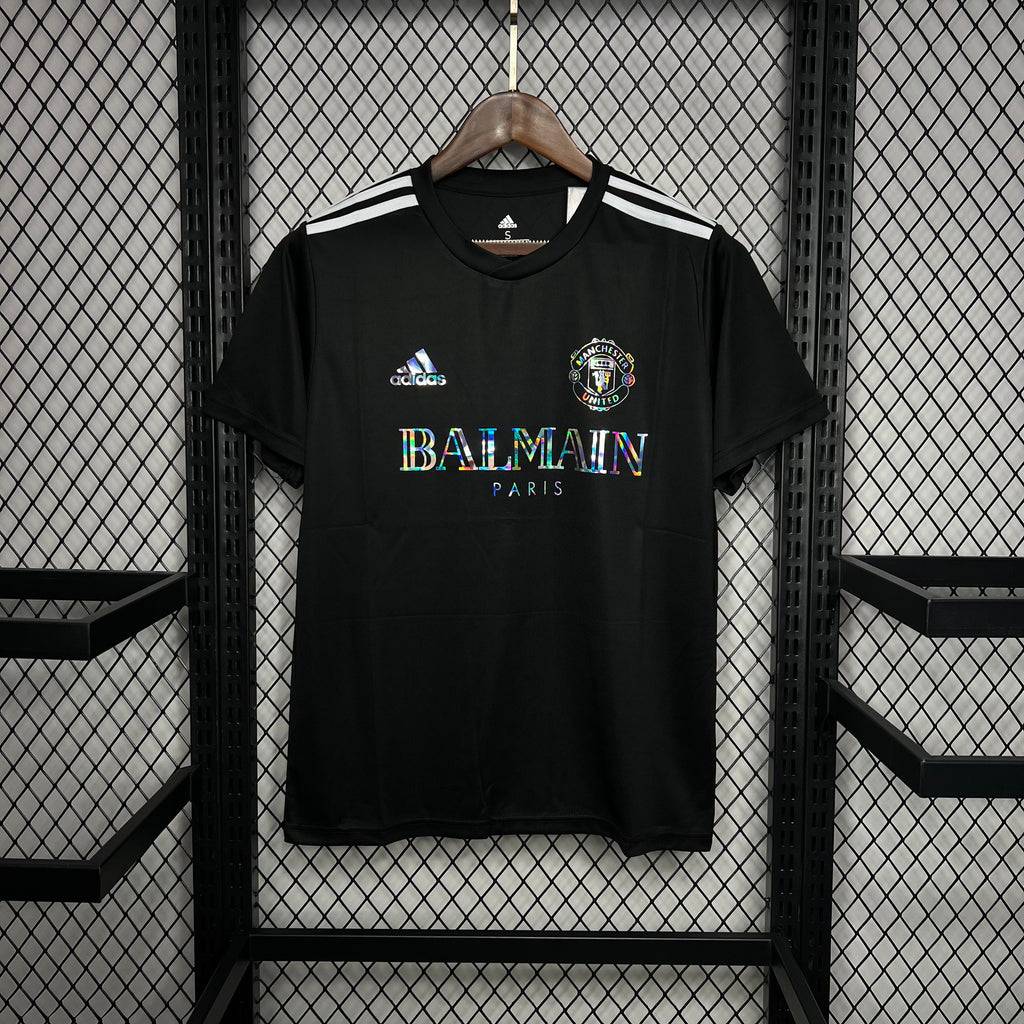 Manchester United 2024-25 Balmain Co-Branded Edition T-shirt