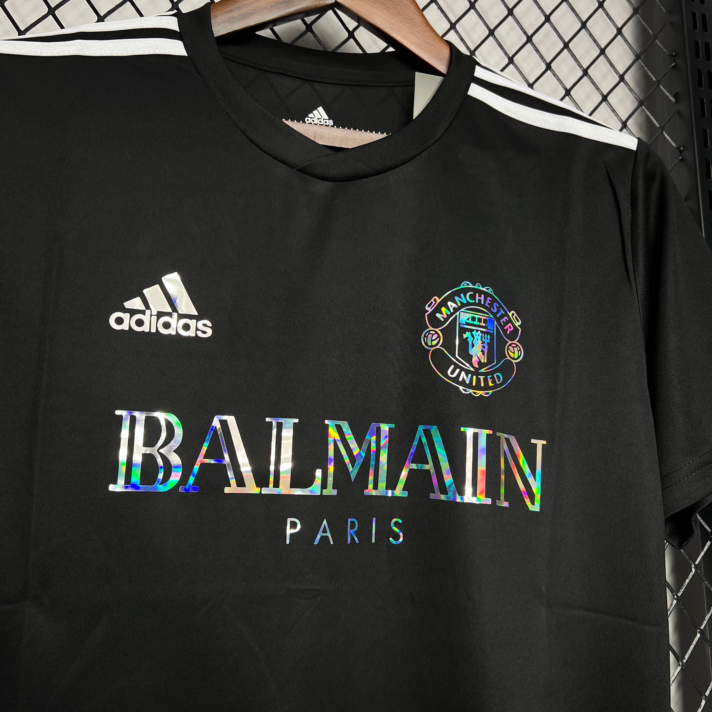 Manchester United 2024-25 Balmain Co-Branded Edition T-shirt