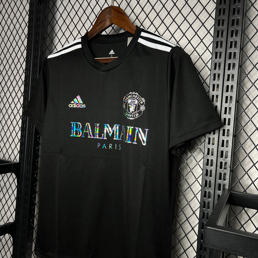Manchester United 2024-25 Balmain Co-Branded Edition T-shirt