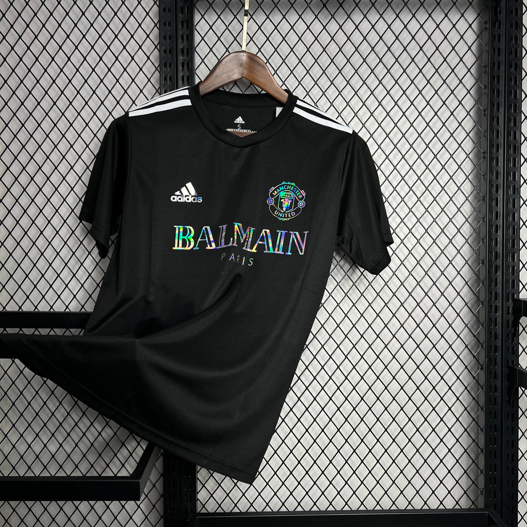 Manchester United 2024-25 Balmain Co-Branded Edition T-shirt