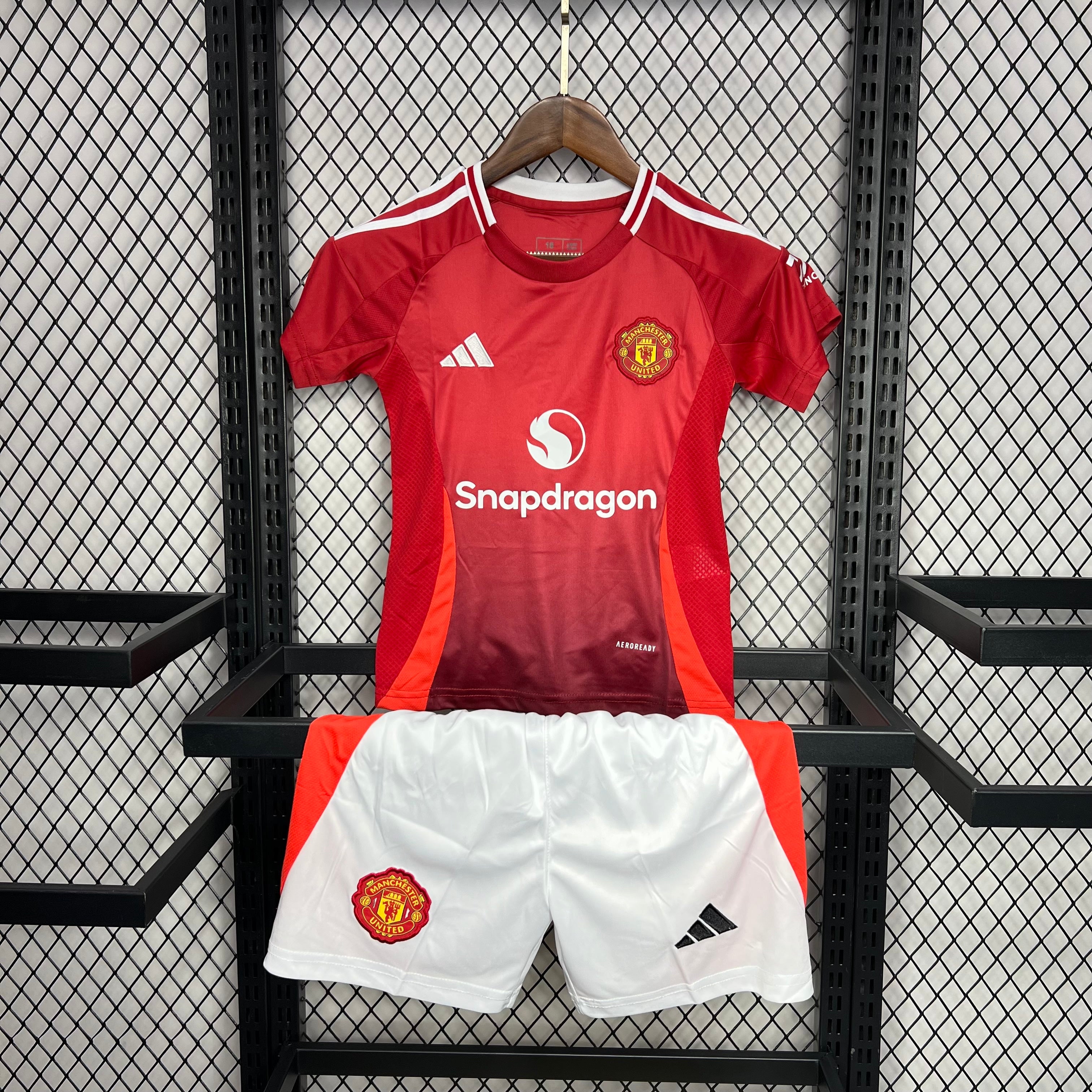 Manchester United 2024-25 Home Kids Kit
