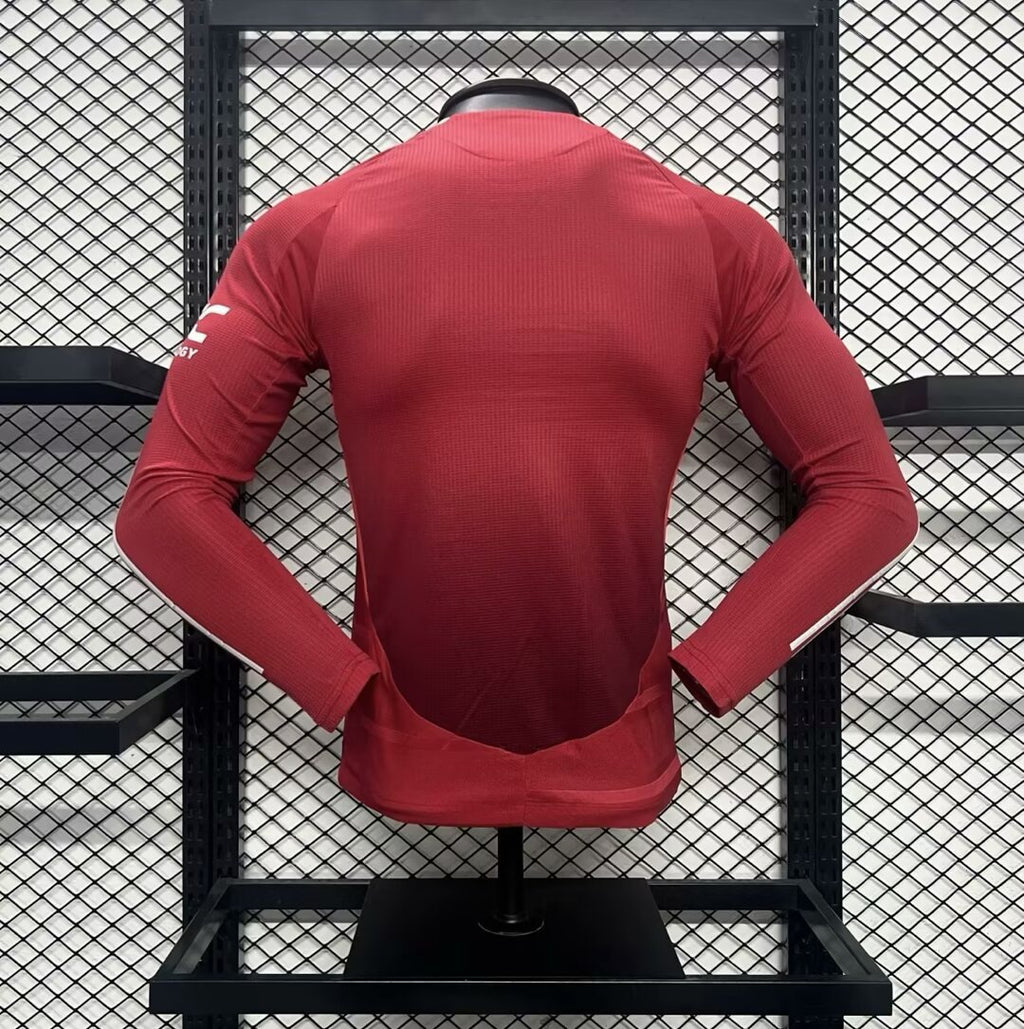 Manchester United 2024-25 Home Long Sleeves Jersey Player Version