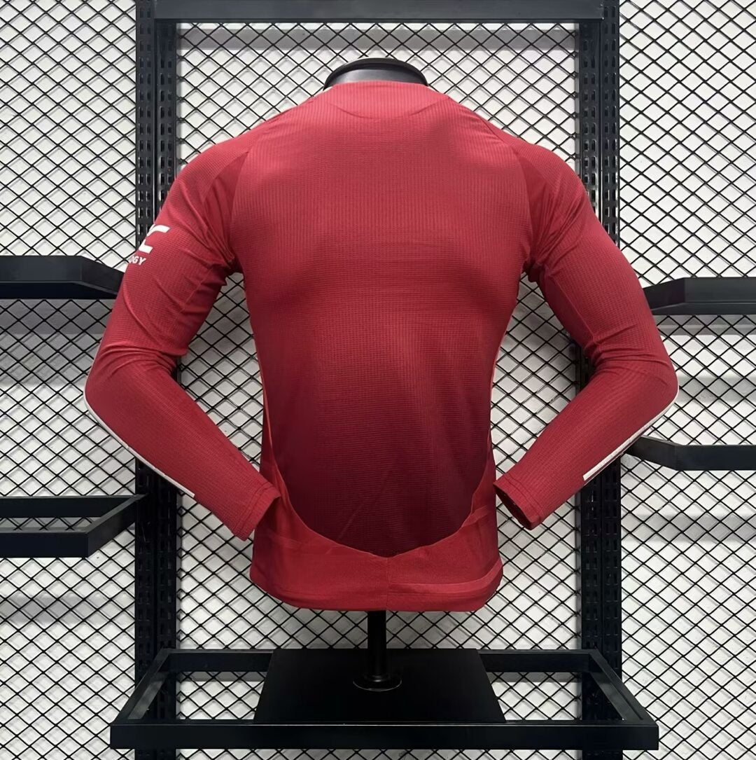 Manchester United 2024-25 Home Long Sleeves Jersey Player Version