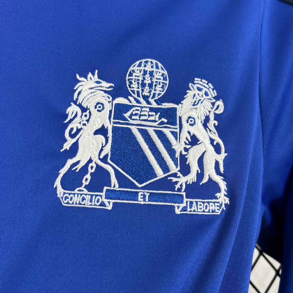 Manchester United 2024-25 Joint Edition Blue Long Sleeves Retro Jersey