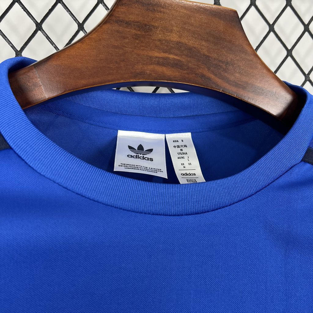 Manchester United 2024-25 Joint Edition Blue Long Sleeves Retro Jersey