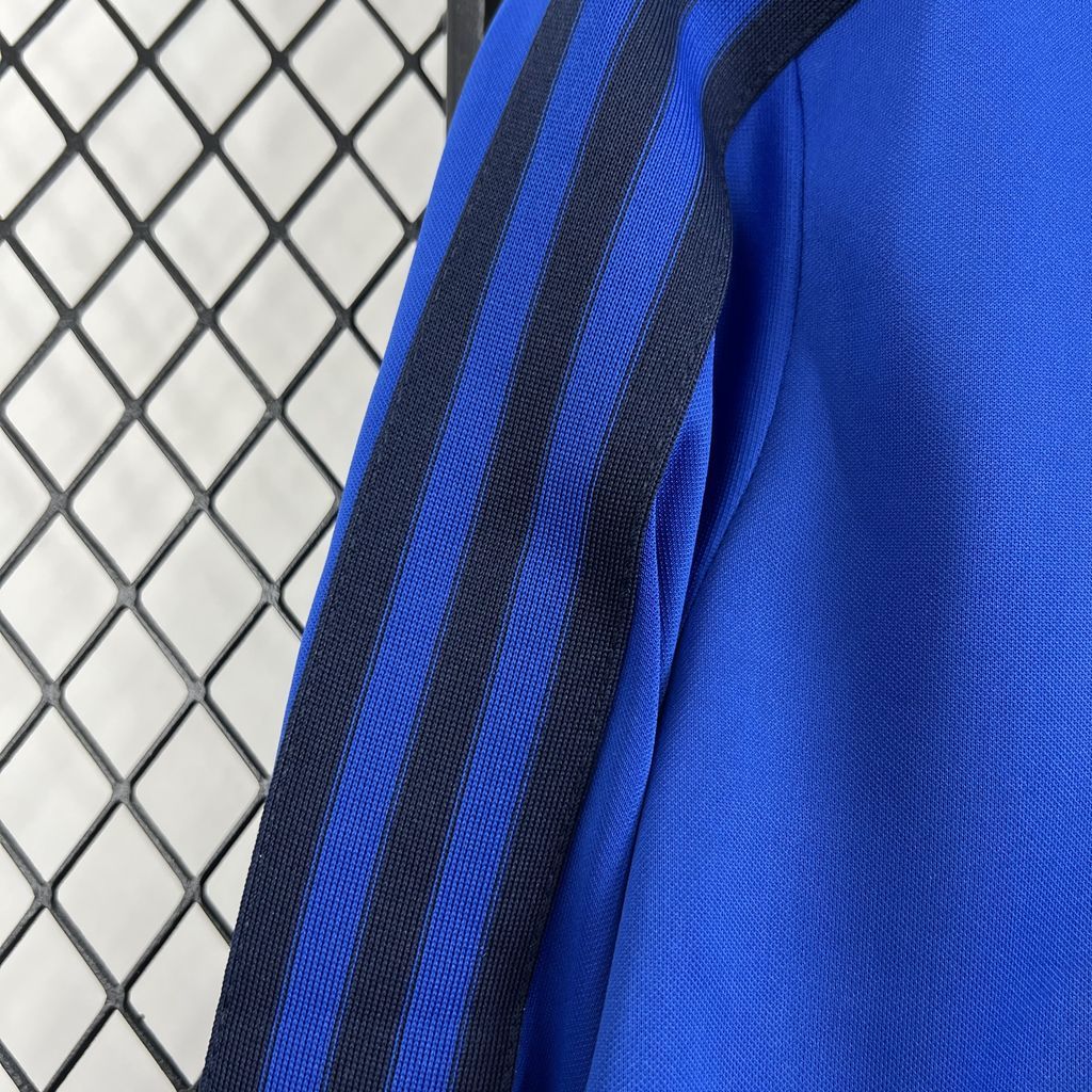 Manchester United 2024-25 Joint Edition Blue Long Sleeves Retro Jersey
