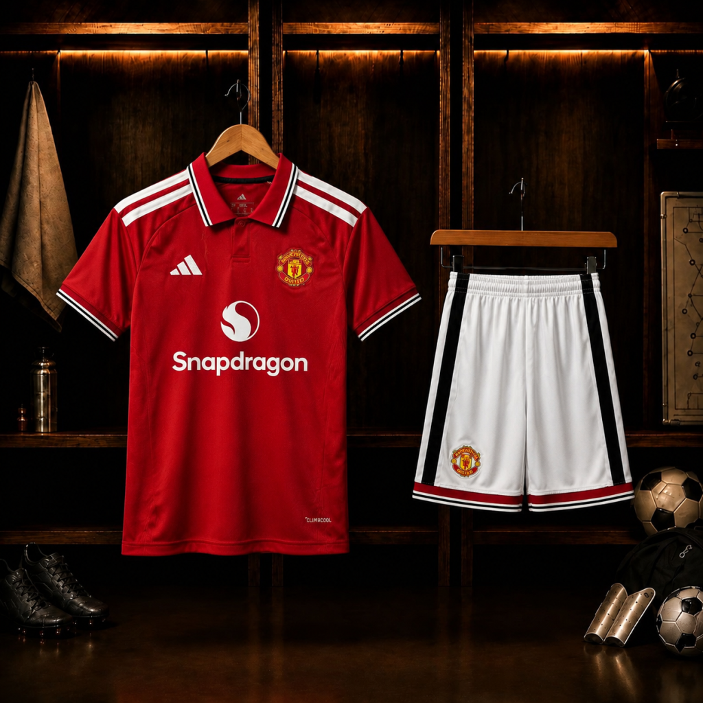 Manchester United 2026-27 Home Kids Kit Size16-28