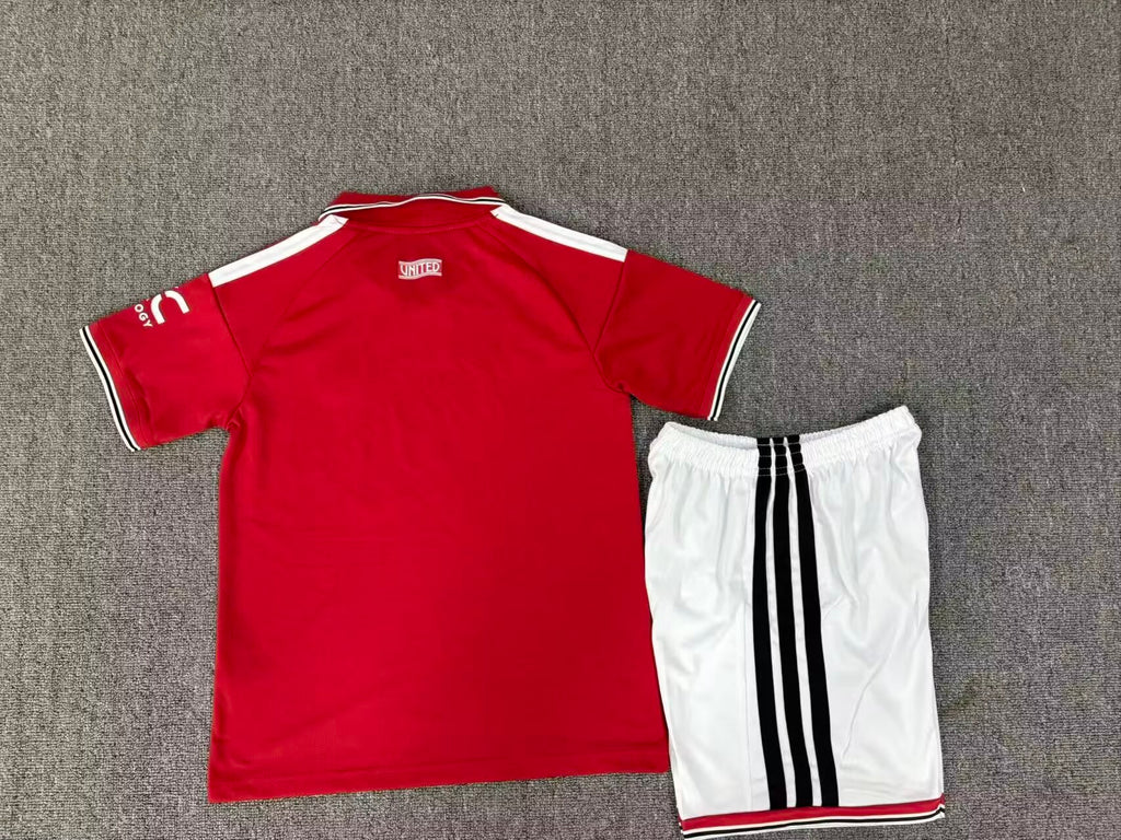 Manchester United 2026-27 Home Kids Kit Size16-28