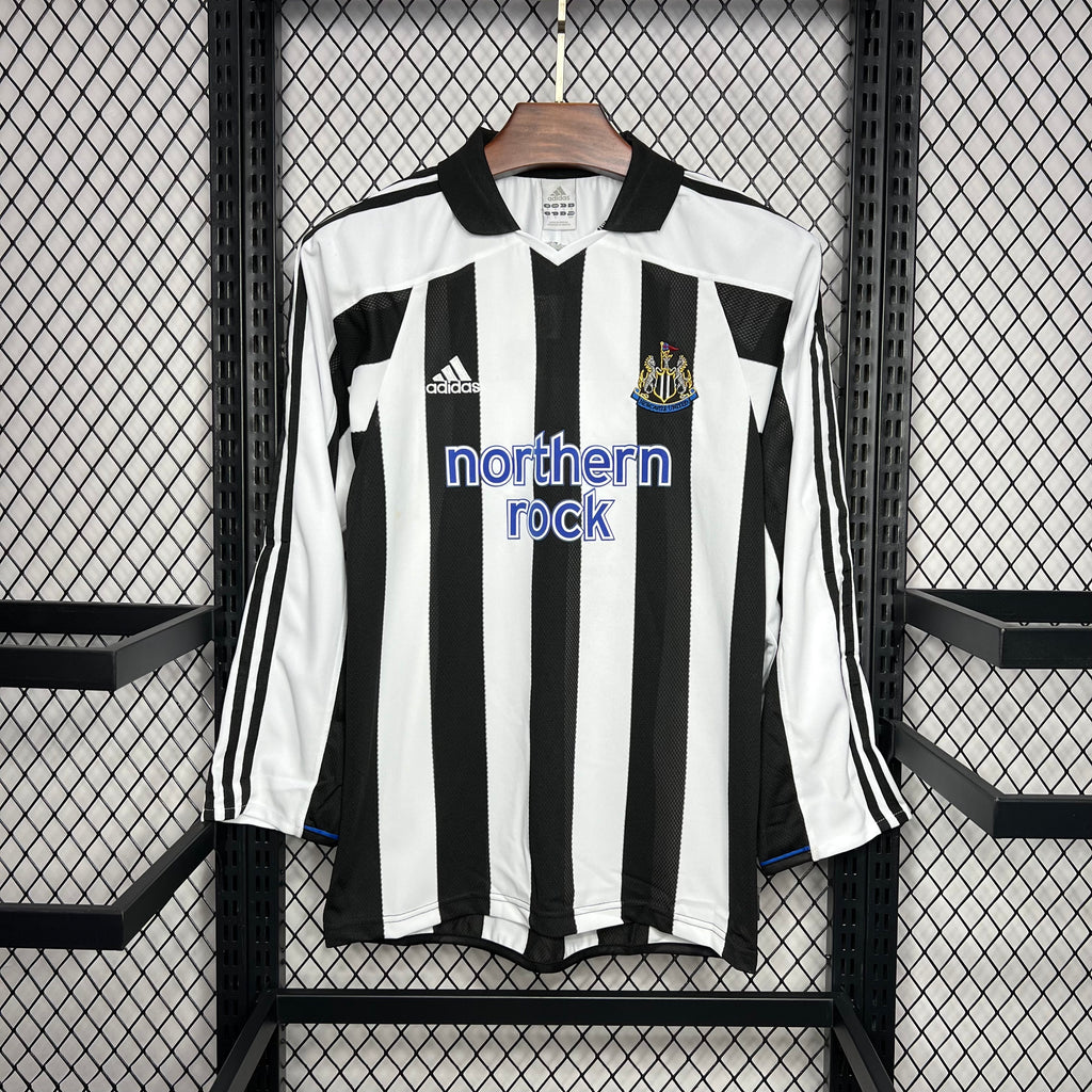 Newcastle United 2003-05 Home Long Sleeves Retro Jersey