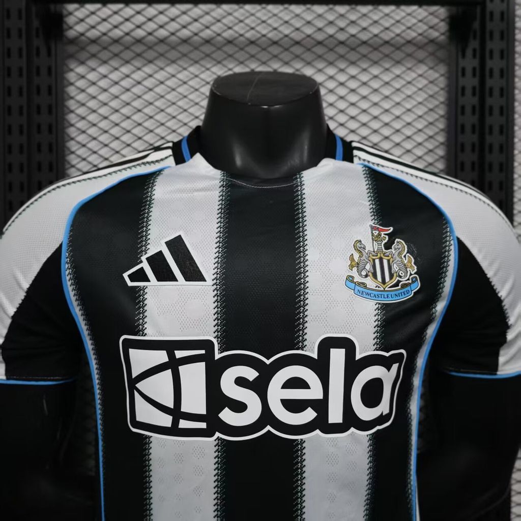 Newcastle United 2025-26 Home Jersey Player Version