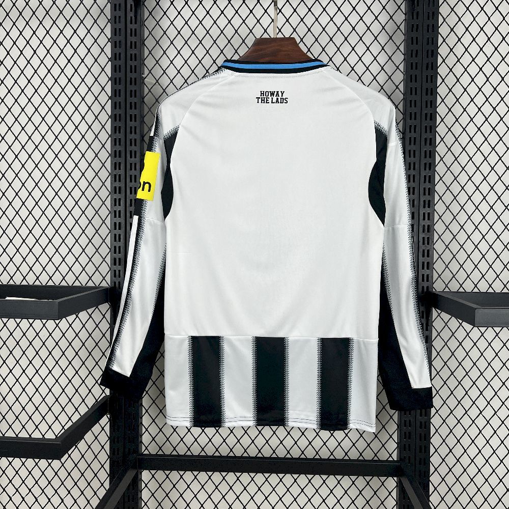 Newcastle United 25-26 Home Long Sleeves Football Jersey