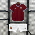 West Ham United 2025-26 Home Kids Kit
