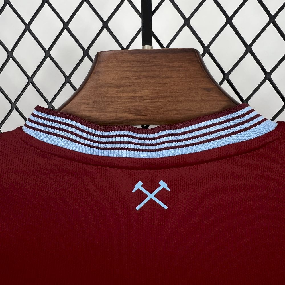 West Ham United 2025-26 Home Kids Kit