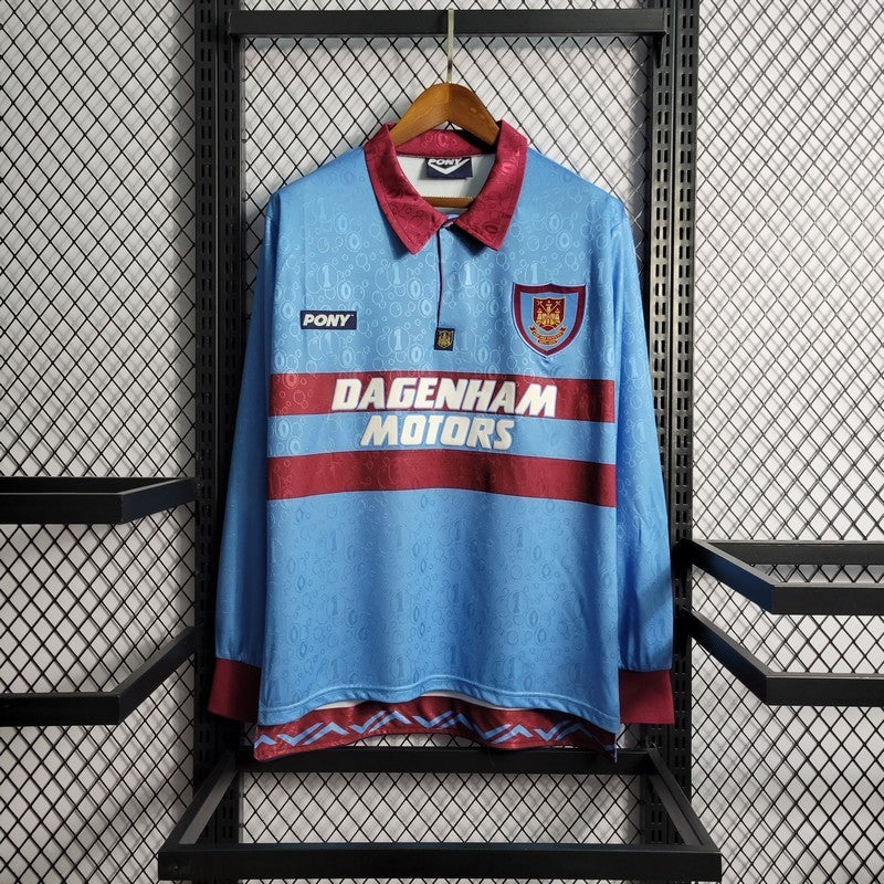 West Ham United 95-97 Away Long Sleeves Retro Jersey